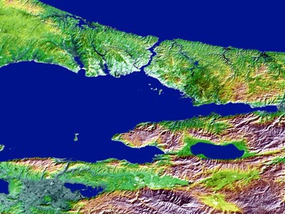 Bosporus strait 3D