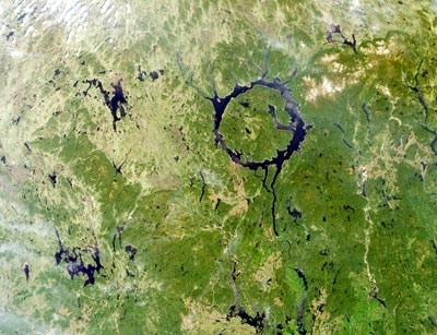 Quebec, Manicouagan lake